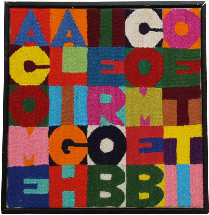 Alighiero e Boetti, A come Alighiero, B come Boetti, 1988.