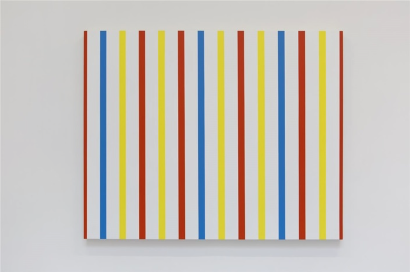 François Morellet, 52 x 4 n°5 (Quand j'étais petit, je ne faisais pas grand,n°52012 «Peinture»), 2006.