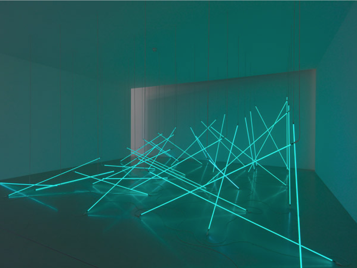 François Morellet, L'avalanche, 2006.