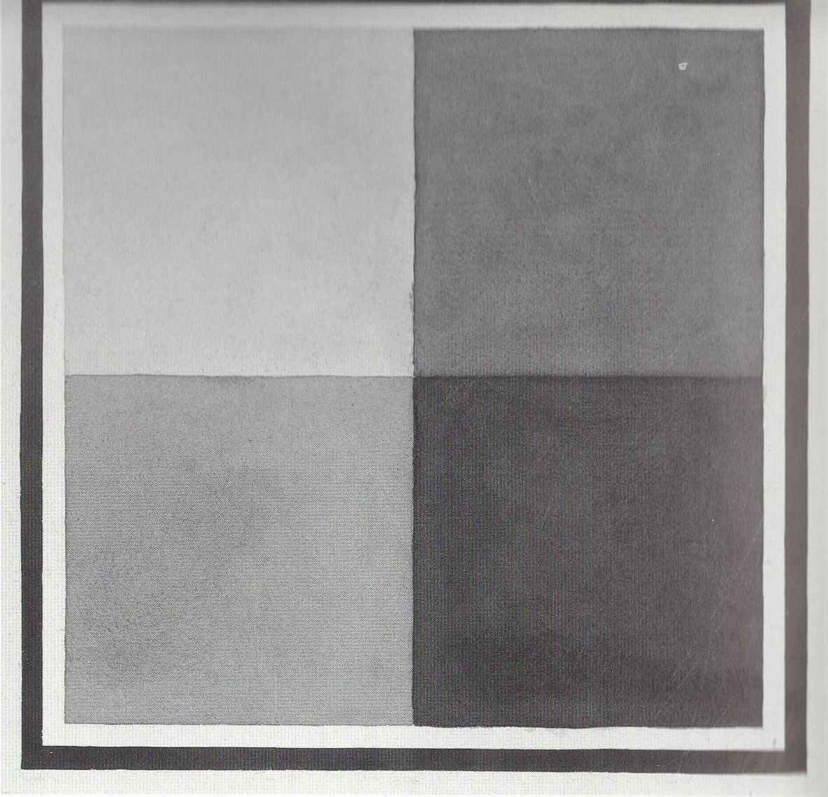 Increasing tones of gray, 1982.